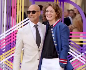 Stanley Tucci and Felicity Blunt